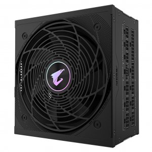 Gigabyte AORUS ELITE 1000W 80+ Platinum PCIe 5.0 ATX 3.1 Fully Modular ATX Power Supply - Black